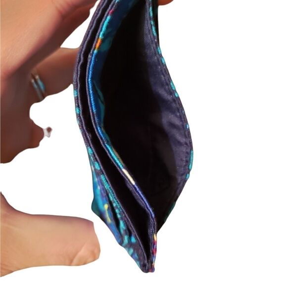 Vera Bradley Blue Floral Slim Card Case - Picture 3 of 3